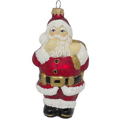Іграшка на ялинку Санта різнокольоровий 2519-3