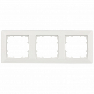 Рамка трехместная Siemens Line полярно-белый 5TG25530WH