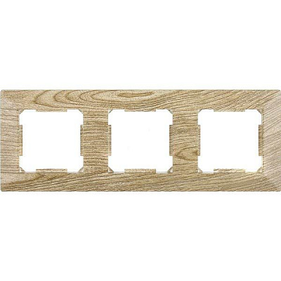 Рамка трехместная HausMark Alta горизонтальная винтажный серый SNG-FRP.SQ20G3-5/Oak-vintage-g