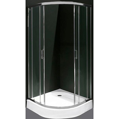 Душевая кабина Polaris Madeira 90х90 профиль хром, стекло прозрачное