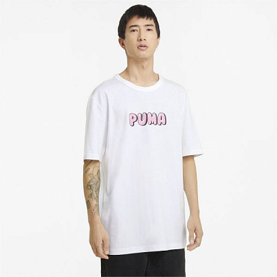 Футболка Puma Downtown Graphic Tee 53089902 L білий