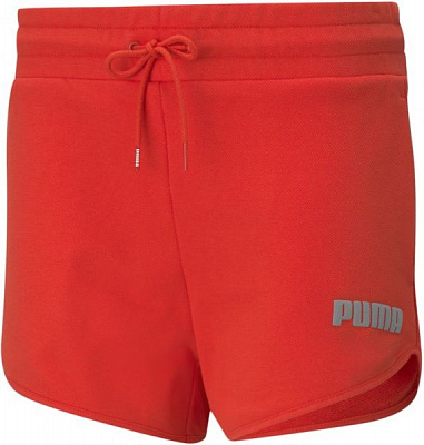 Шорти Puma Modern Basics High Shorts 58593623 р. M червоний