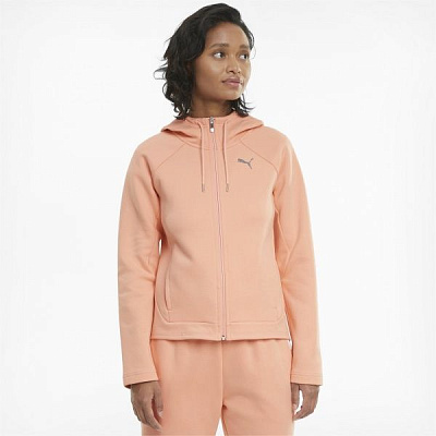 Джемпер Puma Evostripe Full-Zip Hoodie 58594526 р. M помаранчевий