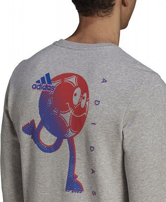 Футболка Adidas LIL CREW M GN6886 L серый
