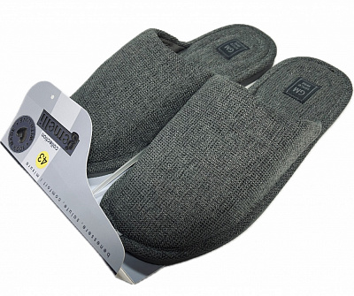 Тапки домашние Gemelli Дамир р.45 темно-серый