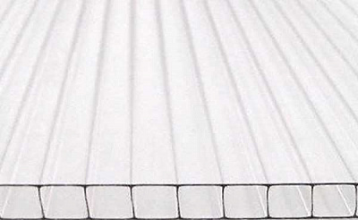 Поликарбонат сотовый Sototherm 1УФ ПК 6 мм 2000x1050 мм прозрачный