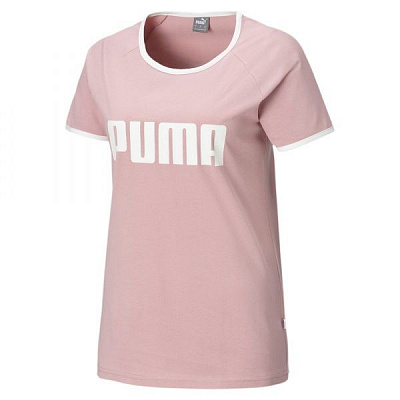 Футболка Puma Contrast Ringer Tee W 58405954 S рожевий