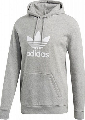 Свитшот Adidas TREFOIL HOODIE DT7963 р. 2XL светло-серый