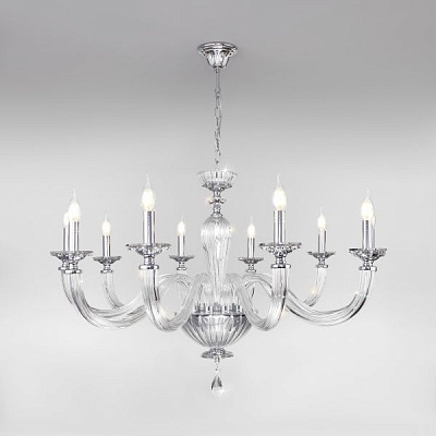 Люстра подвесная Strotskis Olenna 10x60 Вт E14 хром 318/10 