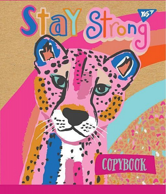 Зошит шкільний А5/12 в клітинку Rainbow animal 765067 YES