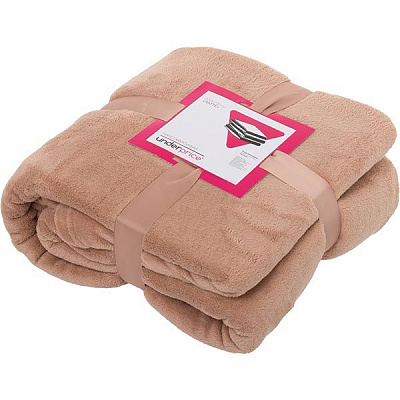 Плед микрофибра Underprice латте 200x220 см