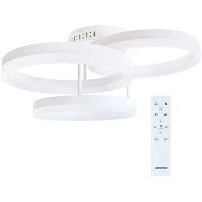 Люстра светодиодная Светкомплект LED ACR DECO-3R 75W WH RC с пультом д/у