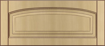 Фасад для кухни Грейд-Плюс Клен светлый патина №420 355x796 Винтаж