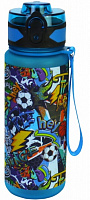 Пляшечка для води Cool For School Graffiti 500 мл блакитна