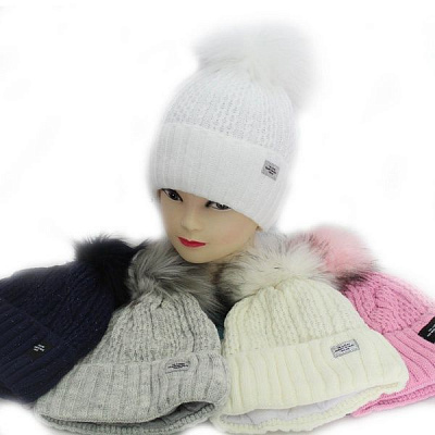 Шапка р.52-54 синий 1433 