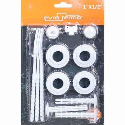 Комплект Evro-Termo для радіаторів 1/2 з кріпленням