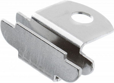 Кліпса-тримач Element System для U-кронштейна одностороння сірий металік