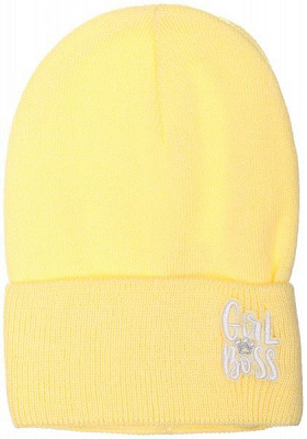 Шапочка детская для девочки Kraft+ арт. 2642 р.50-52 лайм 