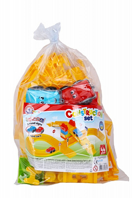 Конструктор ТехноК з машинками, дорогами і знаками 8331