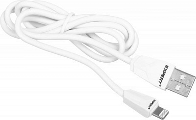 Кабель Expert Power Lightning – USB 1 м білий (EC-D05LWH)