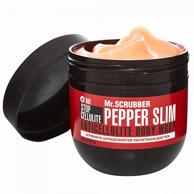Обертывание для тела Mr.SCRUBBER согревающее Stop Cellulite Pepper Slim 250 г