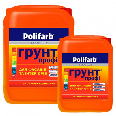 Ґрунтовка глибокопроникна Polifarb Профі-Грунт 10 л
