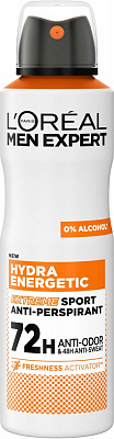 Дезодорант для мужчин L'Oreal Paris Men Expert Hydra Energetic Extreme Sport 150 мл