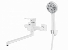 Смеситель для ванны Silver Kami PL L350 белый с/акс. SLNY0894WH