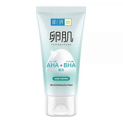 Пінка для вмивання HADA LABO AHA+BHA Tamagohada Acne Control Face Wash проти акне 130 мл