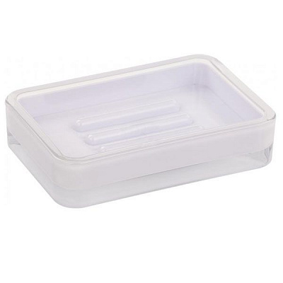 Мыльница Luna Denso белая 