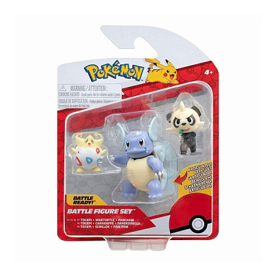 Игровой набор Pokemon Тогепи, Панчам, Вартортл PKW3051 