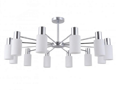 Люстра Miorro Estetica метал/скло 12x40 Вт E14 хром 51-311-039