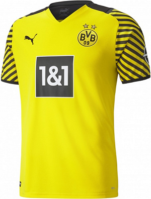 Футболка Puma BVB HOME Shirt Replica w Sponsor 75903601 р.M желтый