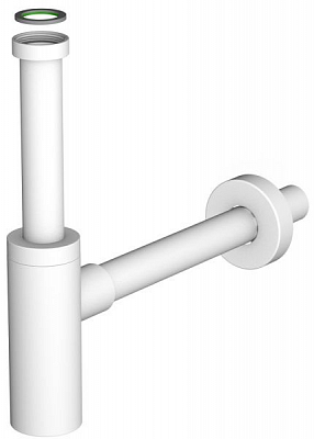Сифон для умивальника Bonomini INOX MATER з накидною гайкою 1 1/4 білий