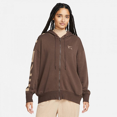 Джемпер Nike W NSW AIR FLC OS FZ HD FB8047-237 р.XS коричневий