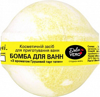 Средство Dolce Vero Бомба для ванн с ароматом Грушевый тарт татен 75 г