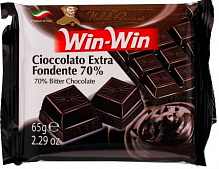 Шоколад Abruzzi WIN-WIN темний гіркий 70% 65 г (22259332) 