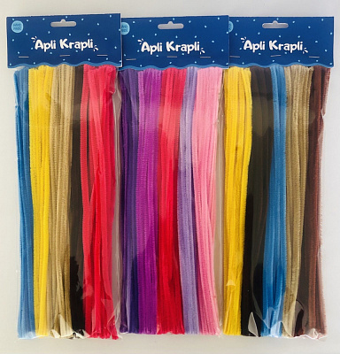 Проволока синельная микс 100 шт. Аплі Краплі