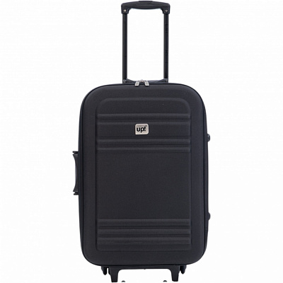 Чемодан UP! (Underprice) 40 л черный KX22001 56x38x19 см M