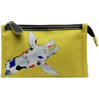 Косметичка Gentelman Giraffi жовта 19x12x7 см