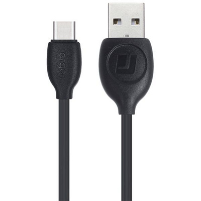 Кабель Ergo USB Type-C 1 м чорний (TC09)