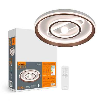 Люстра стельова Videx DECORA 1x52 Вт білий 28276