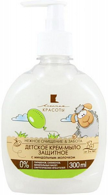 Мыло жидкое Линия красоты Защитное с миндальным молочком 300 мл
