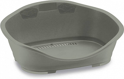 Лежак Stefanplast Sleeper 2 Green Line 69х49х28 см (сіро-зелений)