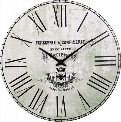 Часы Fly 30 см зеленые