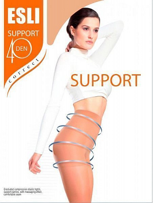 Колготки ESLI Support 40 den Melone р. 5 натуральный 1 шт. 