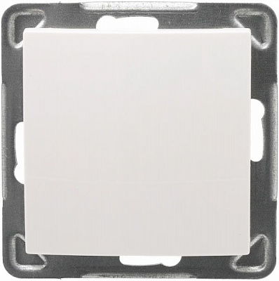 Вимикач одноклавішний Ospel Impresja без підсвітки 16 А 250В IP20 кремовий