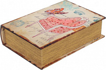 Шкатулка-книга Розовое кресло 19х7х27 см
