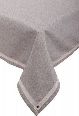 Скатерть ''Huge'' Marron 132x220 см коричневый Прованс 