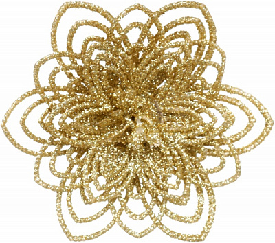 Квітка декоративна Shunda гвоздика 10 см золотиста